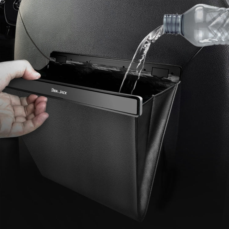 Rear Seat Folding Car Bin with Magnetic Closure and 30 Bags