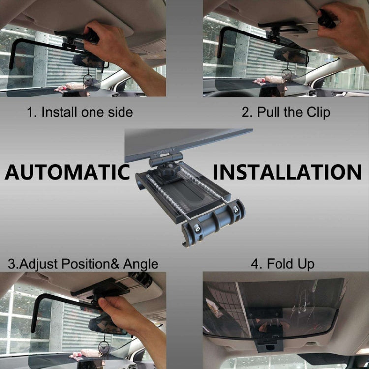Versatile 360° Car Driver's Sunshade with Adjustable Features
