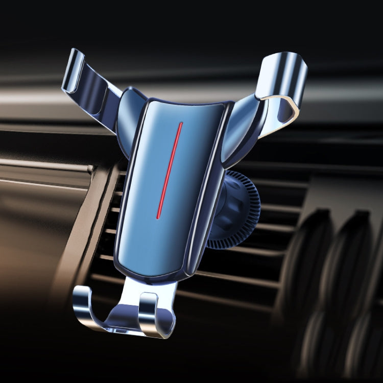 Triangular Gravity-Sensing Car Phone Mount with 360-Degree Rotation