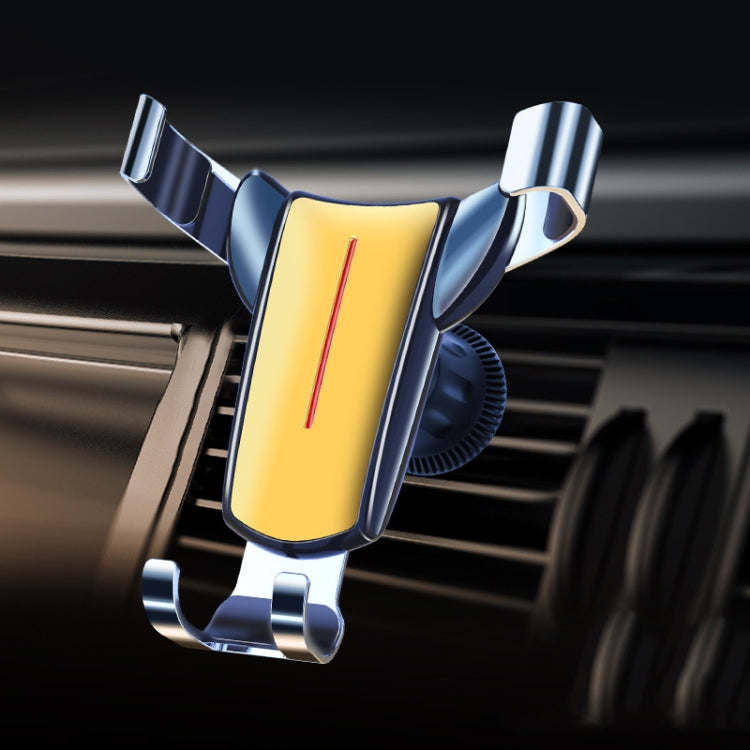 Triangular Gravity-Sensing Car Phone Mount with 360-Degree Rotation