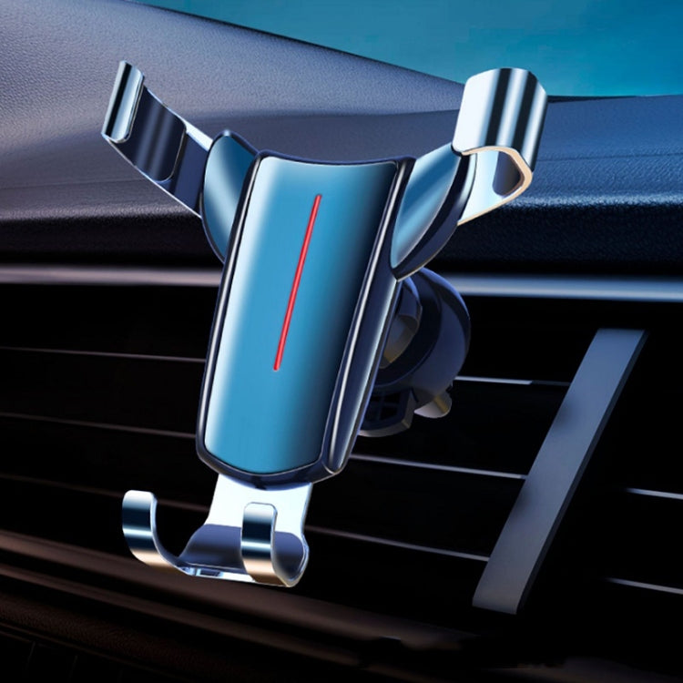 Triangular Gravity-Sensing Car Phone Mount with 360-Degree Rotation