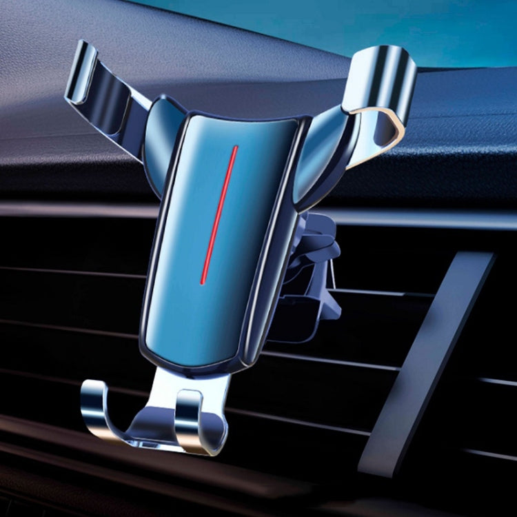 Triangular Gravity-Sensing Car Phone Mount with 360-Degree Rotation