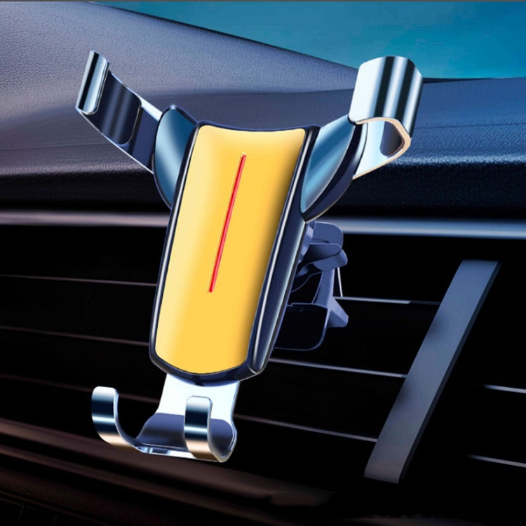 Triangular Gravity-Sensing Car Phone Mount with 360-Degree Rotation