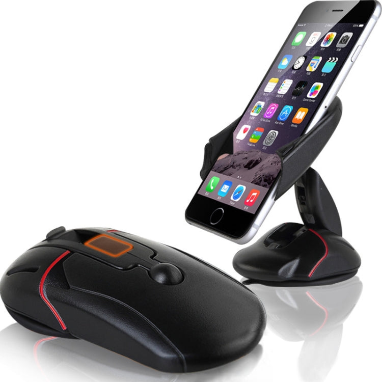 Versatile Car Air Vent & Desktop Mouse-Style Phone Holder with 360° Rotation