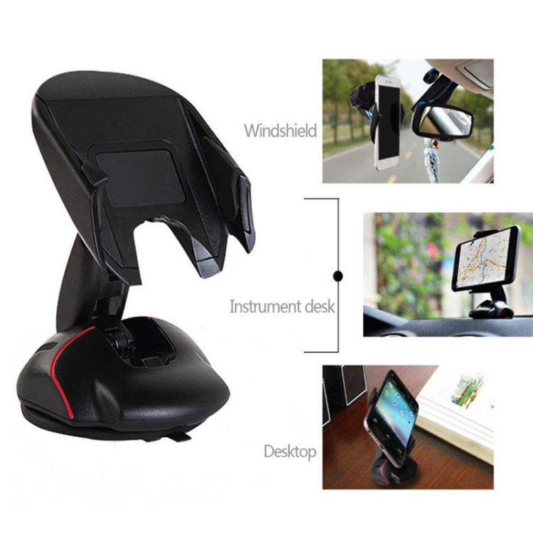 Versatile Car Air Vent & Desktop Mouse-Style Phone Holder with 360° Rotation