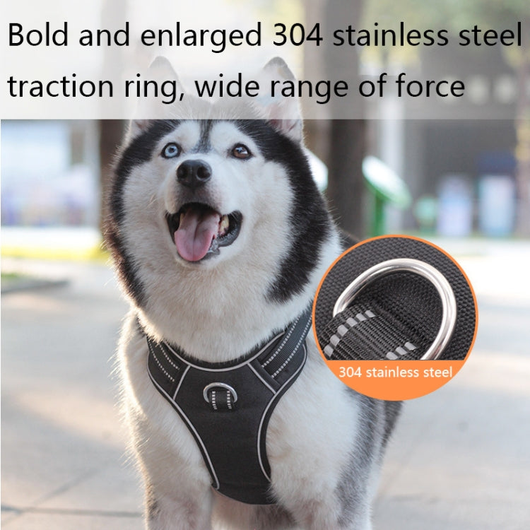 Sh751 Pet Universal Reflective Vest Leash Dog Chest Leash