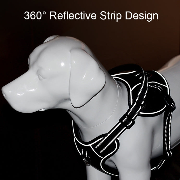 Sh751 Pet Universal Reflective Vest Leash Dog Chest Leash