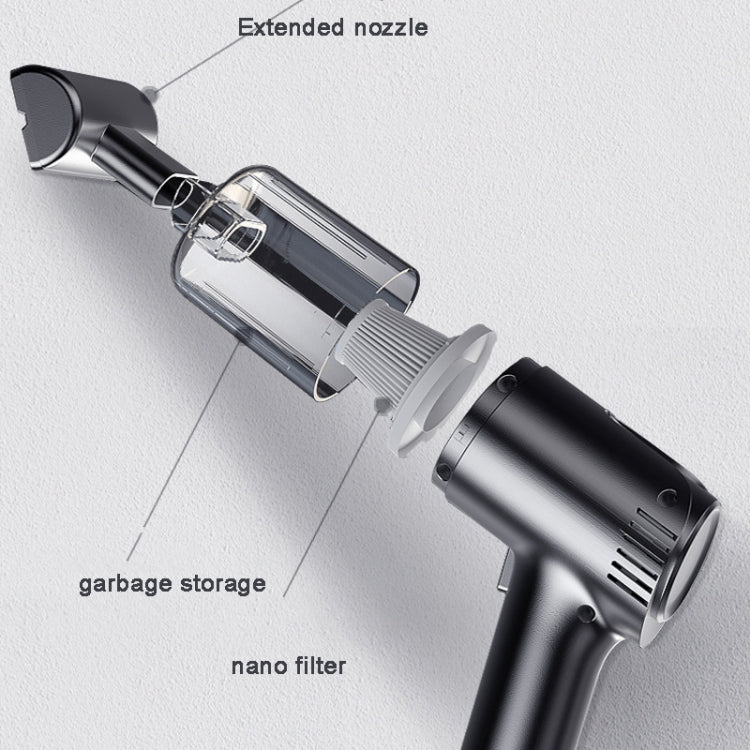 50W Wireless Handheld Large Suction Car Vacuum Cleaner, ST-8001CG  White, ST-8001CG  Black, ST-8001EG White, ST-8001EG Black