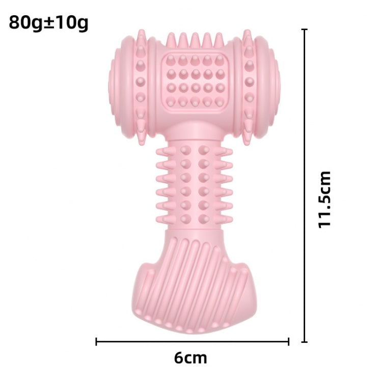 BG5045 TPR Pet Chewing Toys Hammer Shape Dog Teething Stick