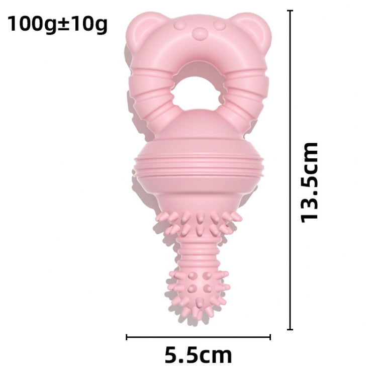 BG5057 Pacifier Shape Pet Teething Glue Stick TPR Dog Chew Toys