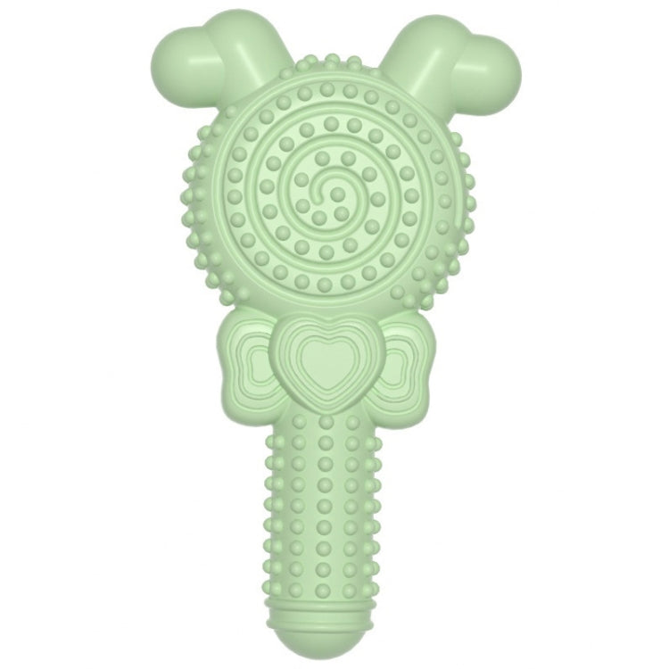 Lollipop Shape Dog Teething Stick TPR Bite Resistant Pet Toys