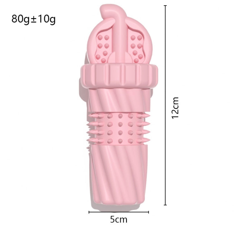 BG5038 Anti-wear and Drop-resistant Pet Chewing Toys Cup Shape Dog Teething Stick