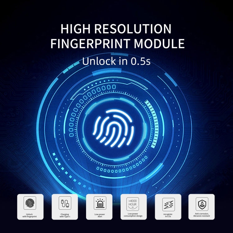 Intelligent Fingerprint Drawer Lock