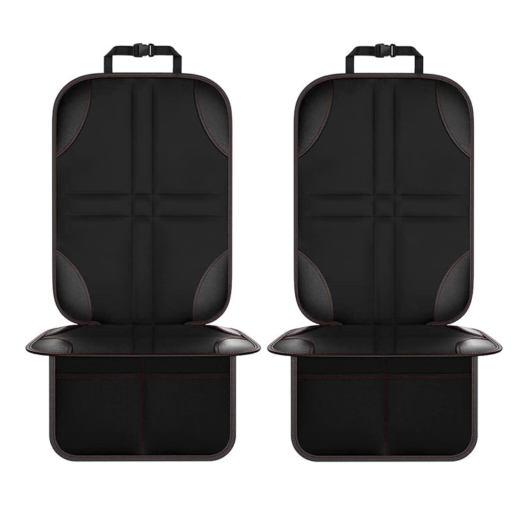 2-Pack Non-Slip Waterproof Car Seat Protectors for Children - Durable 600D Fabric
