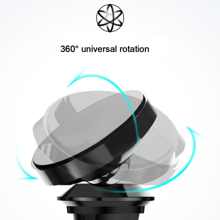 Aluminium Alloy Magnetic Car Phone Holder with 360-Degree Rotation