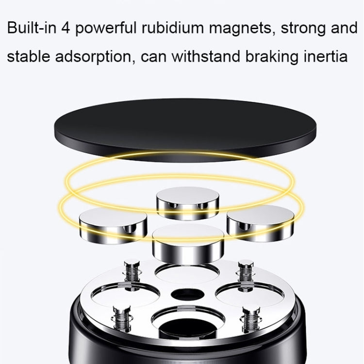 Aluminium Alloy Magnetic Car Phone Holder with 360-Degree Rotation