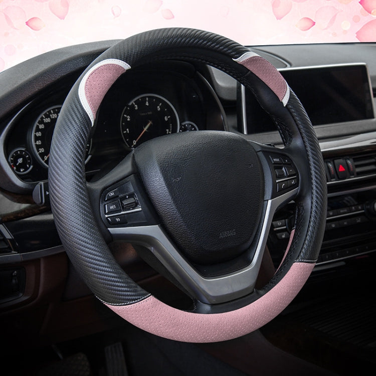 Charming 38cm Rabbit-Themed Cartoon Steering Wheel Cover for Women