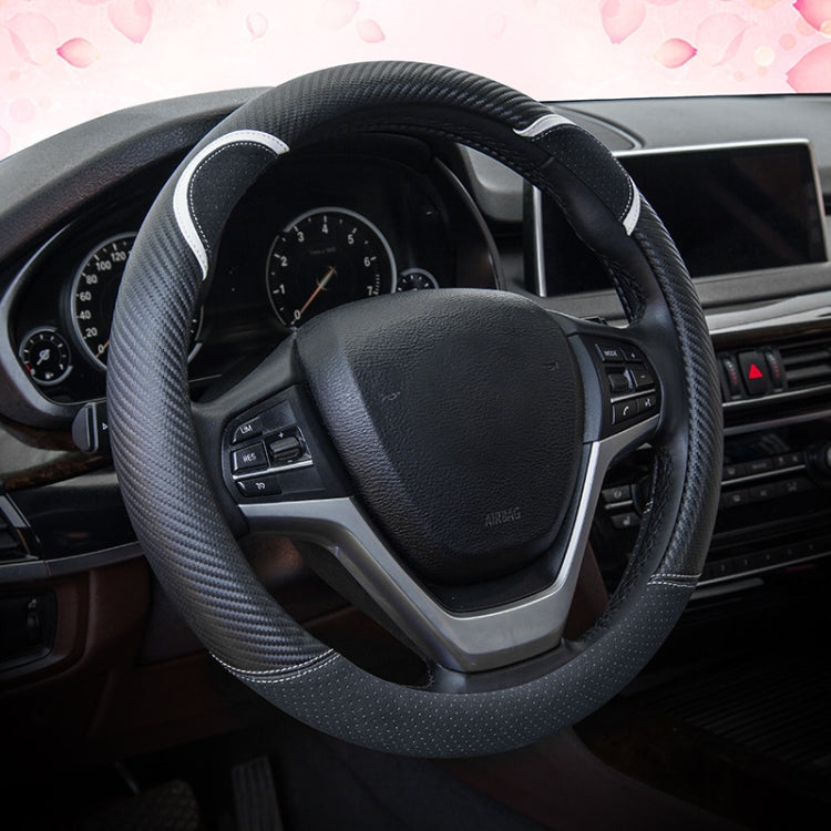Charming 38cm Rabbit-Themed Cartoon Steering Wheel Cover for Women