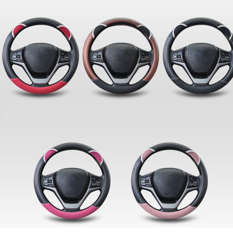 Charming 38cm Rabbit-Themed Cartoon Steering Wheel Cover for Women