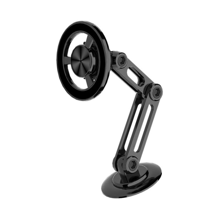 Magnetic Car Phone Mount with Foldable Design and Strong Adhesive