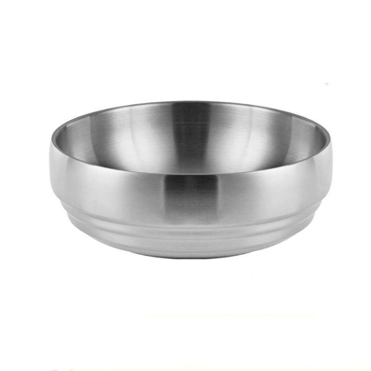 Stainless Steel Double Thickened Cold Noodle Bowl Rice Bowl