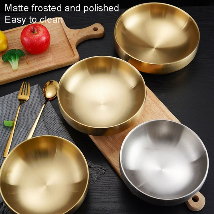 Stainless Steel Double Thickened Cold Noodle Bowl Rice Bowl