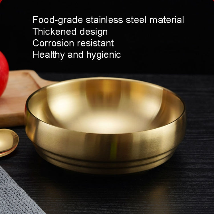 Stainless Steel Double Thickened Cold Noodle Bowl Rice Bowl