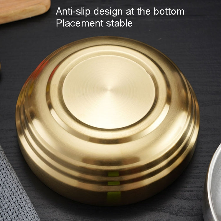 Stainless Steel Double Thickened Cold Noodle Bowl Rice Bowl