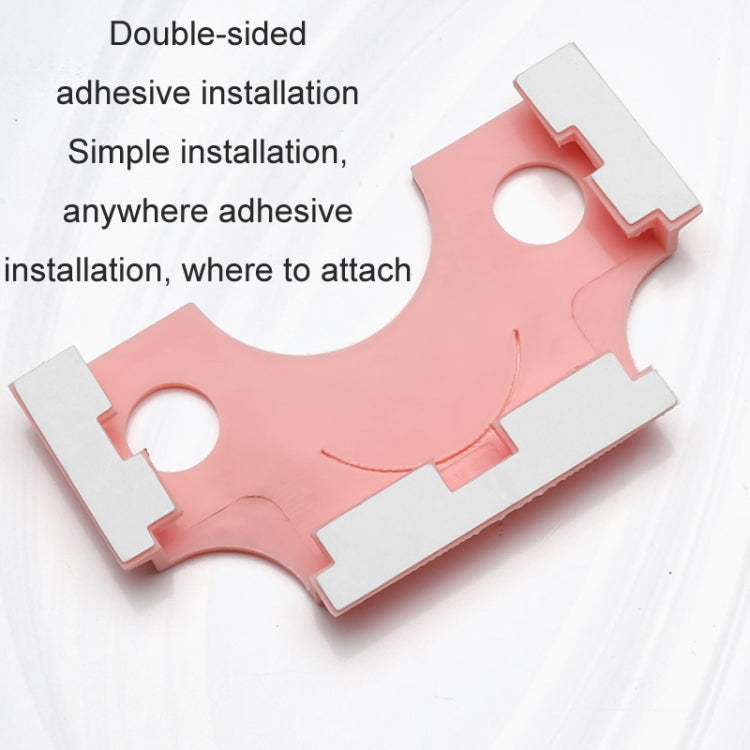 Versatile Car Card Holder with Adhesive Backing