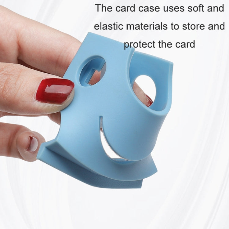 Versatile Car Card Holder with Adhesive Backing