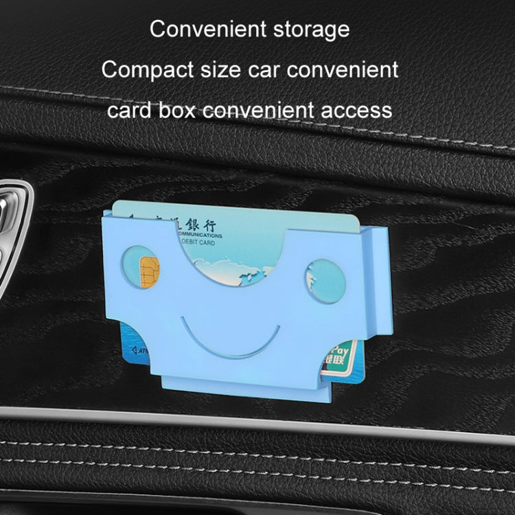Versatile Car Card Holder with Adhesive Backing