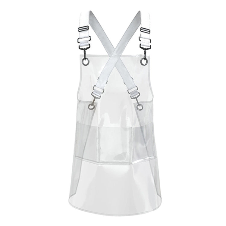 Transparent TPU Apron Solid Color Webbing Adjustable Work Apron