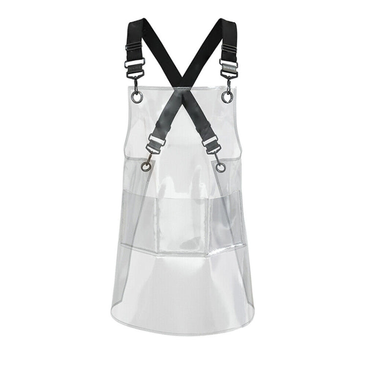 Transparent TPU Apron Solid Color Webbing Adjustable Work Apron