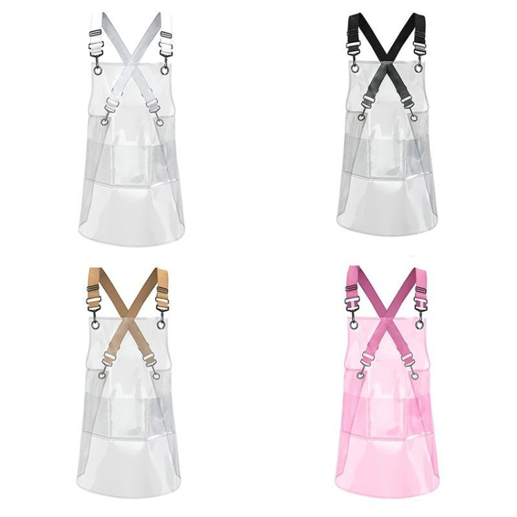 Transparent TPU Apron Solid Color Webbing Adjustable Work Apron