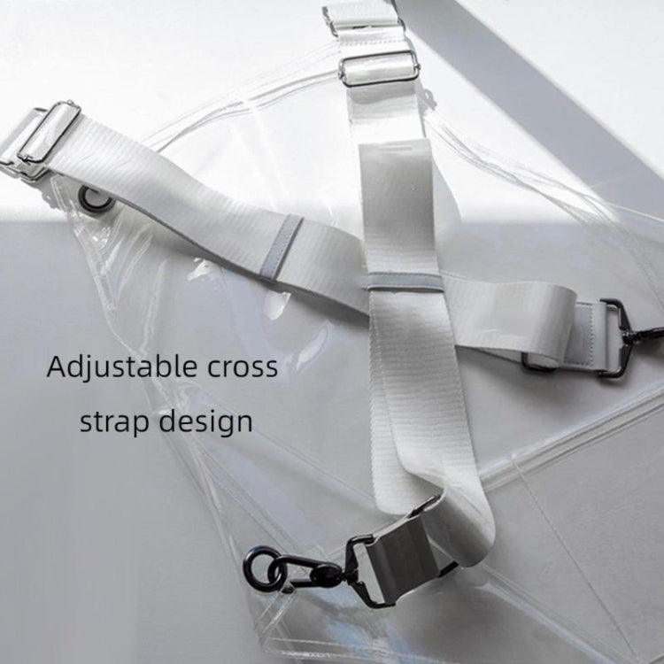 Transparent TPU Apron Solid Color Webbing Adjustable Work Apron