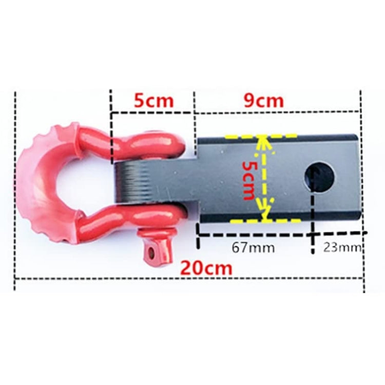 Solid Trailer Arm Off-Road Vehicle Rear Bumper Modified Traction Connector
