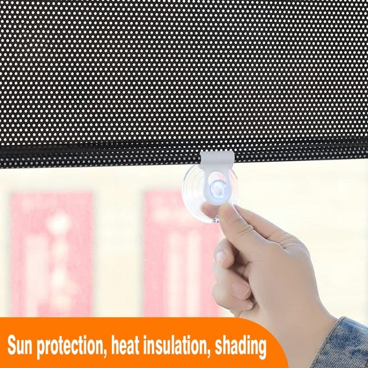 Suction Cup Telescopic Car Sun Protection Blackout Curtain
