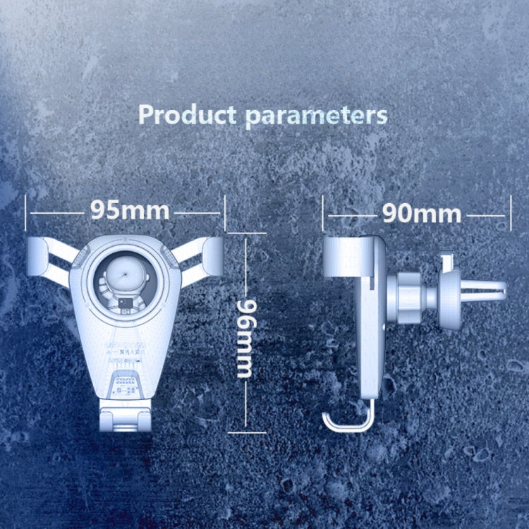 Gravity-Defying Car Phone Holder with Rotating Bracket for Effortless Access
