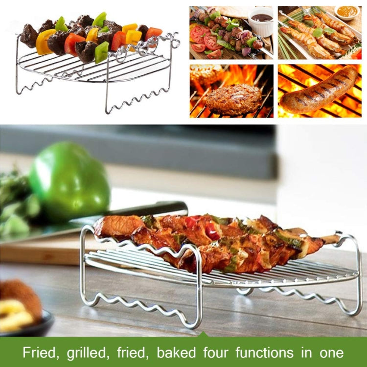7 In 1  9-Inch Baking Cake Pan And Pizza Pan For 5.3-6.8qt Air Fryer