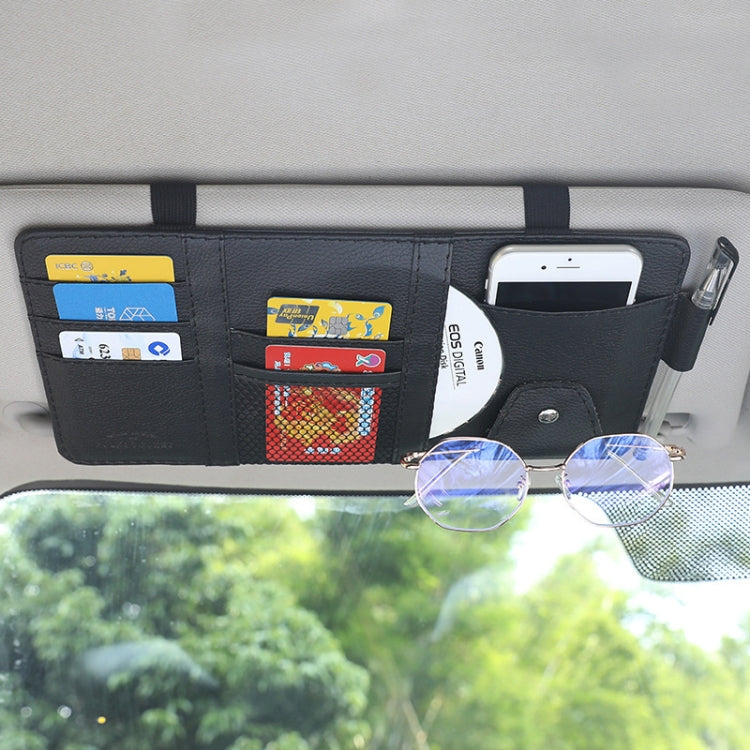 Stylish Sun Visor Organiser for Glasses and Essentials