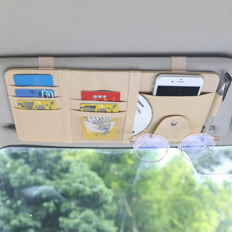 Stylish Sun Visor Organiser for Glasses and Essentials