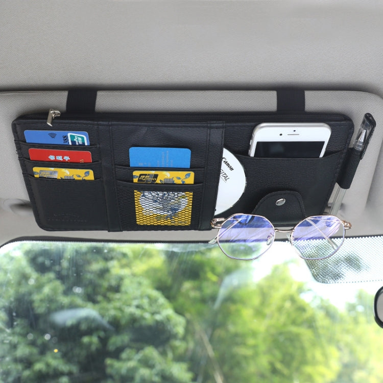 Stylish Sun Visor Organiser for Glasses and Essentials