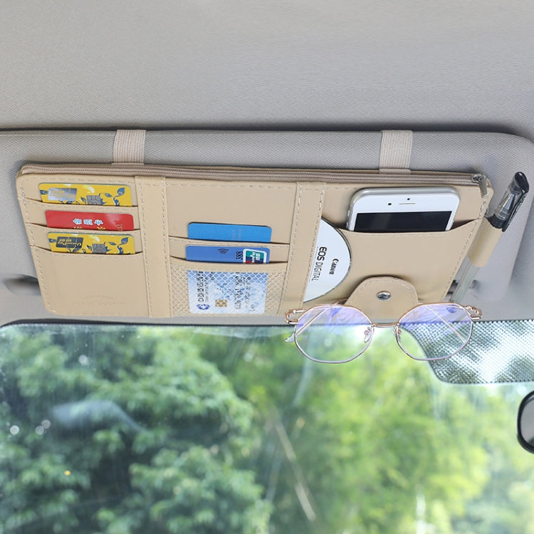 Stylish Sun Visor Organiser for Glasses and Essentials