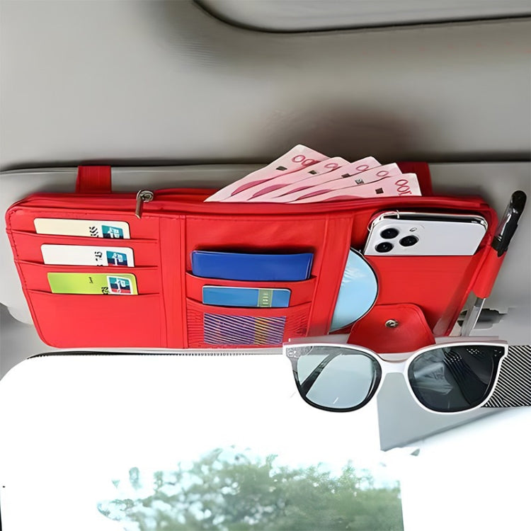Stylish Sun Visor Organiser for Glasses and Essentials