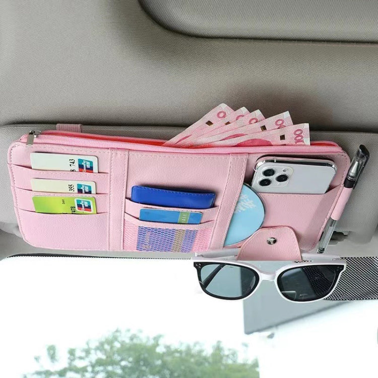 Stylish Sun Visor Organiser for Glasses and Essentials