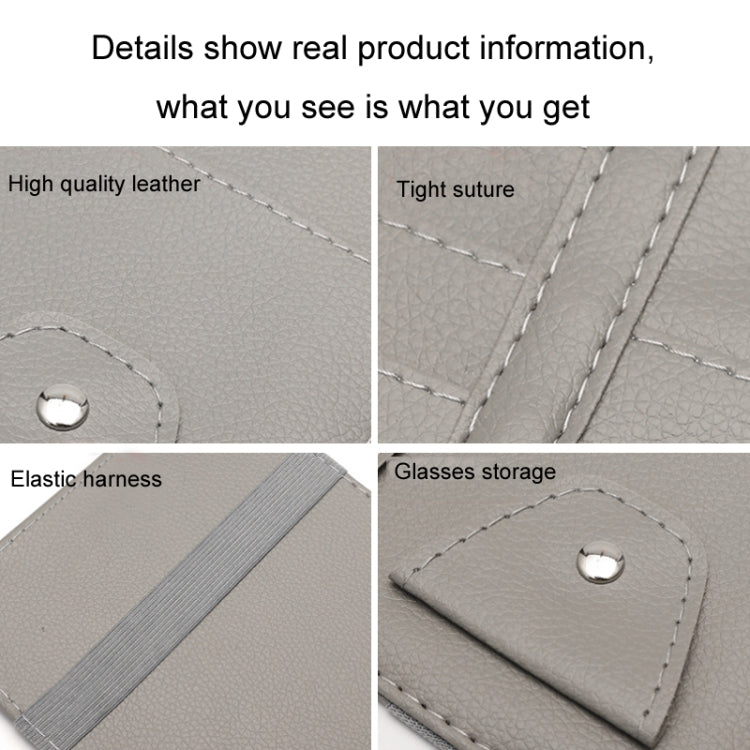 Stylish Sun Visor Organiser for Glasses and Essentials