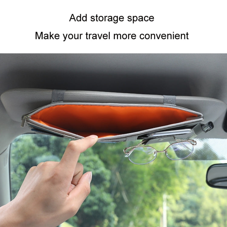 Stylish Sun Visor Organiser for Glasses and Essentials