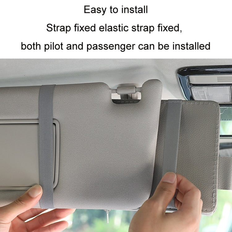 Stylish Sun Visor Organiser for Glasses and Essentials