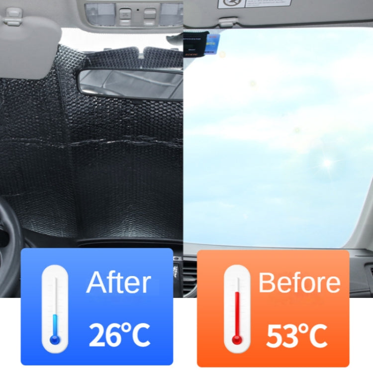 Car Front Windshield Sun Protection Heat Insulation Foldable Sunshade