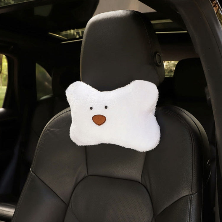 Car Cartoon Bear Plush Seat Upholstery Pillow